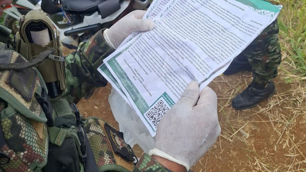 Autoridades alertan sobre el empleo de aeronaves no tripuladas para la ejecución de acciones terroristas en el Cauca.