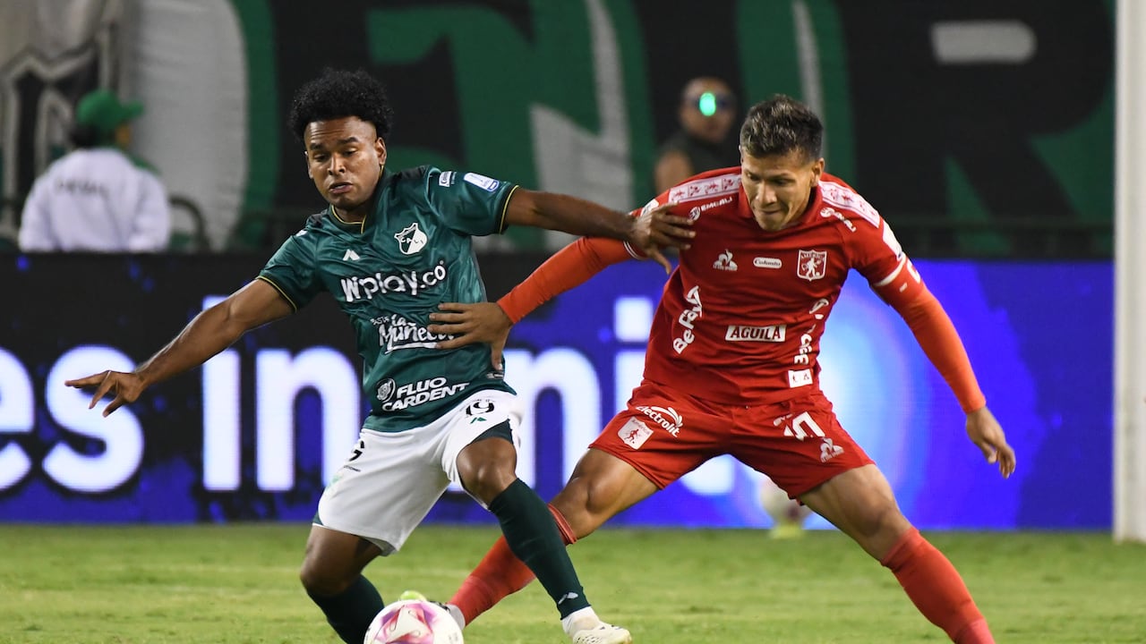 América 2 Deportivo Cali 0, Estadio Palmaseca. Liga Betplay.