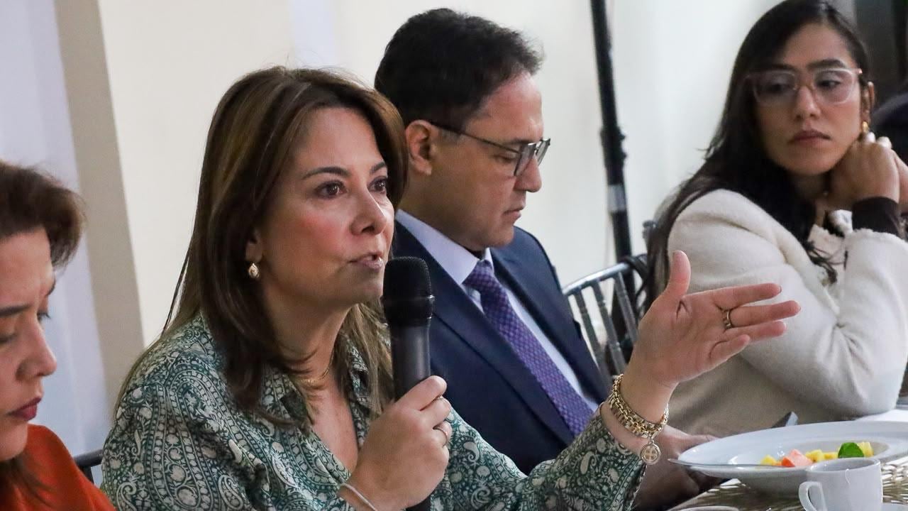La ministra de Salud, Ana María Vesga, anunció lo que será el aumento de la UPC para 2027.