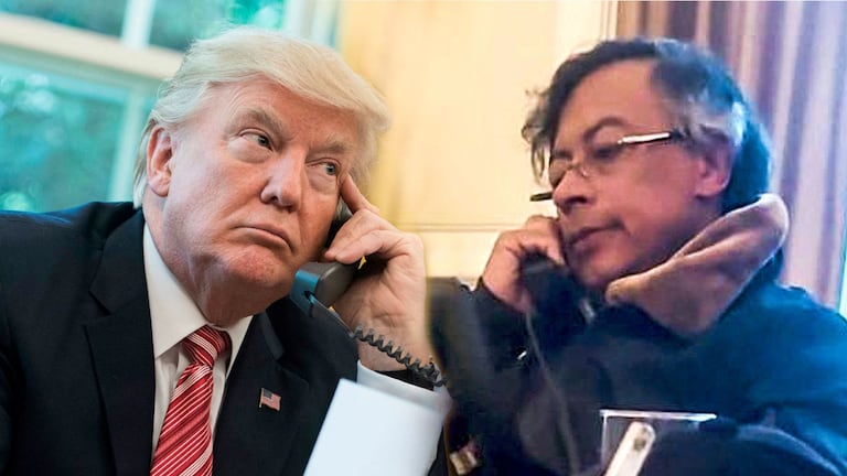 Donald Trump invitó a Gustavo Petro a la Casa Blanca, durante la primera llamada telefónica entre los mandatarios, que tuvo lugar luego de amenazas de Washington de una posible acción militar contra Colombia.