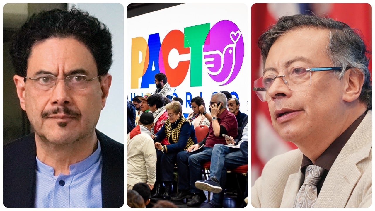 El Pacto Histórico respaldo al excandidato Iván Cepeda y al presidente Gustavo Petro como líderes de la oposición al gobierno electo de Abelardo De La Espriella.