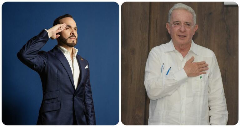 Abelardo de la Espriella y Álvaro Uribe.