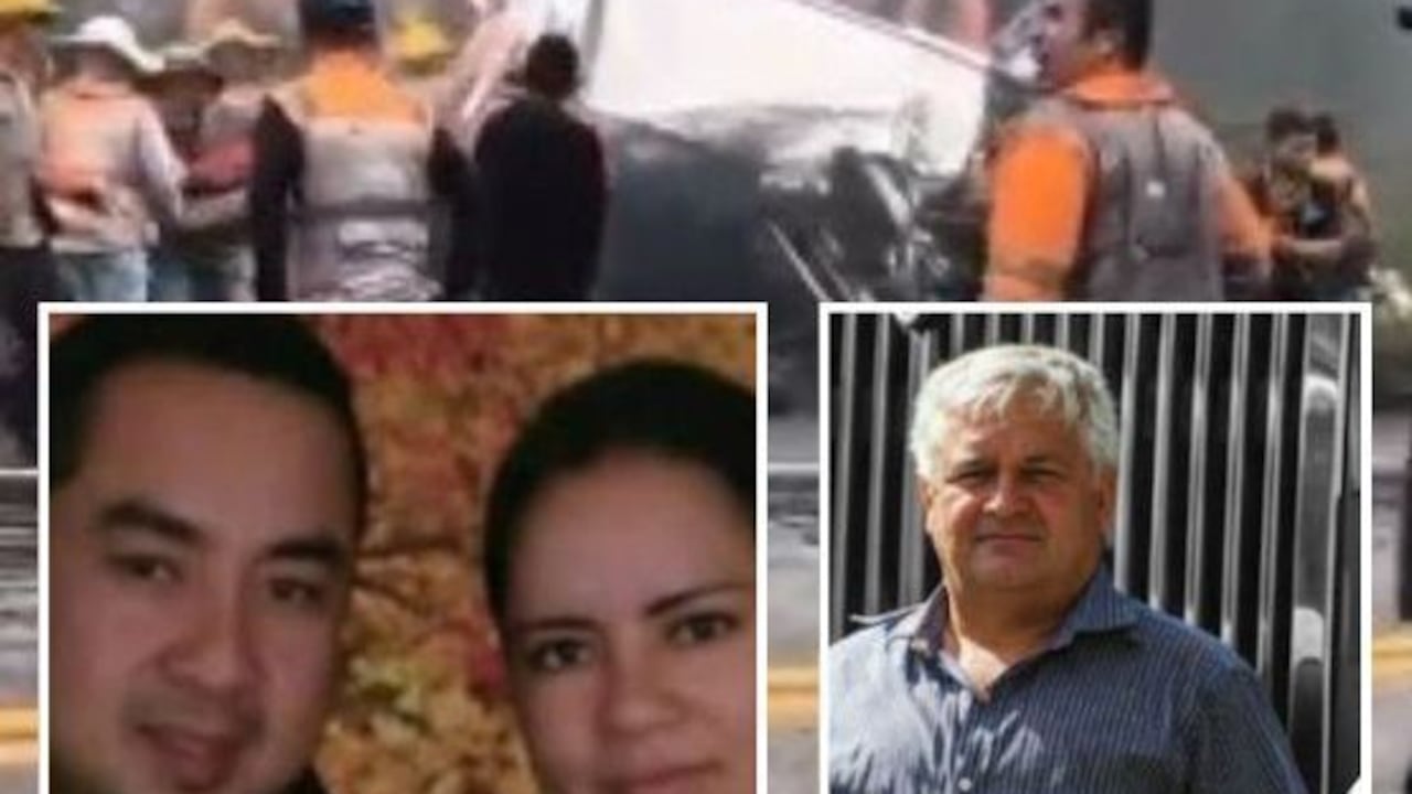 Fernando Galvis, Natalia Montenegro y Juan Carlos Bolaños son tres de las víctimas mortales del violento choque entre un camión y un vehículo de transporte público de pasajeros, accidente registrado en Pescador.