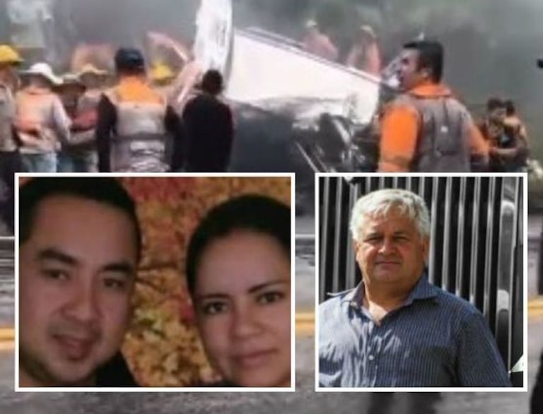 Fernando Galvis, Natalia Montenegro y Juan Carlos Bolaños son tres de las víctimas mortales del violento choque entre un camión y un vehículo de transporte público de pasajeros, accidente registrado en Pescador.
