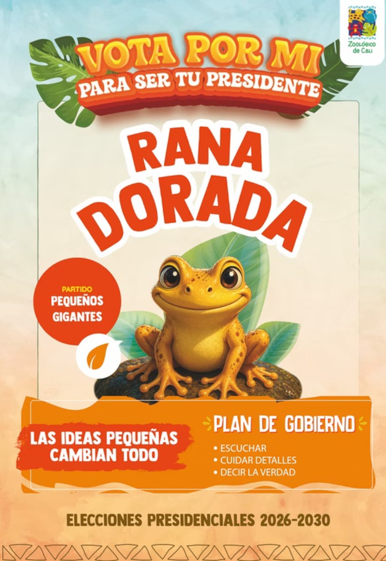 Elecciones 'presidenciales' en el Zoológico de Cali.