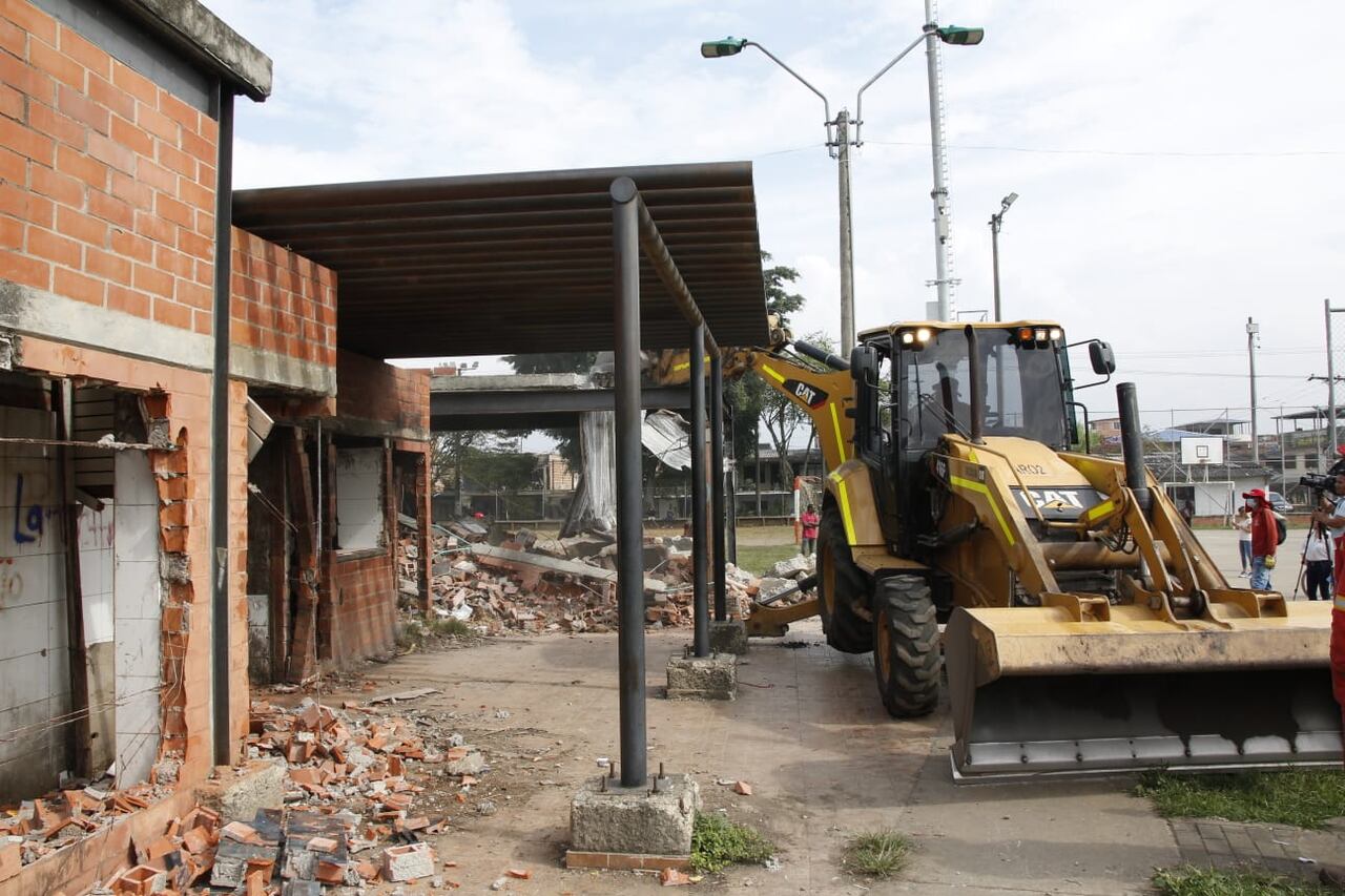 Los edificios ubicados en el barrio Comuneros eran foco de inseguridad y delitos.