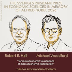El Nobel de Economía 2026 reconoce las contribuciones de Robert E. Hall y Michael Woodford al estudio de los fundamentos microeconómicos de la estabilización macroeconómica.