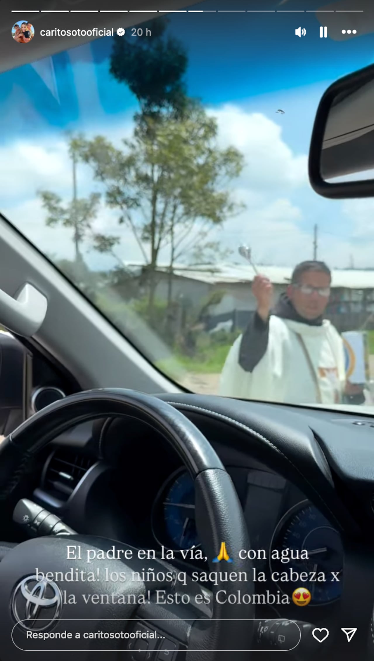 Carolina Soto habló del engaño de encontrarse un cura en una vía de Bogotá