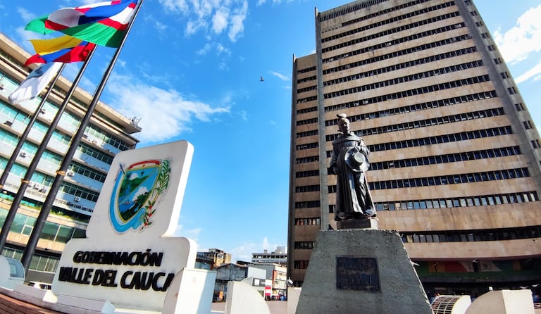 Sede principal Gobernación del Valle del Cauca. Carrera 6 entre calles 9 y 10 Edificio Palacio de San Francisco (Cali, Valle del Cauca)