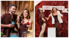 Sara Corrales y su pareja comparten el momento de la revelación de su bebé