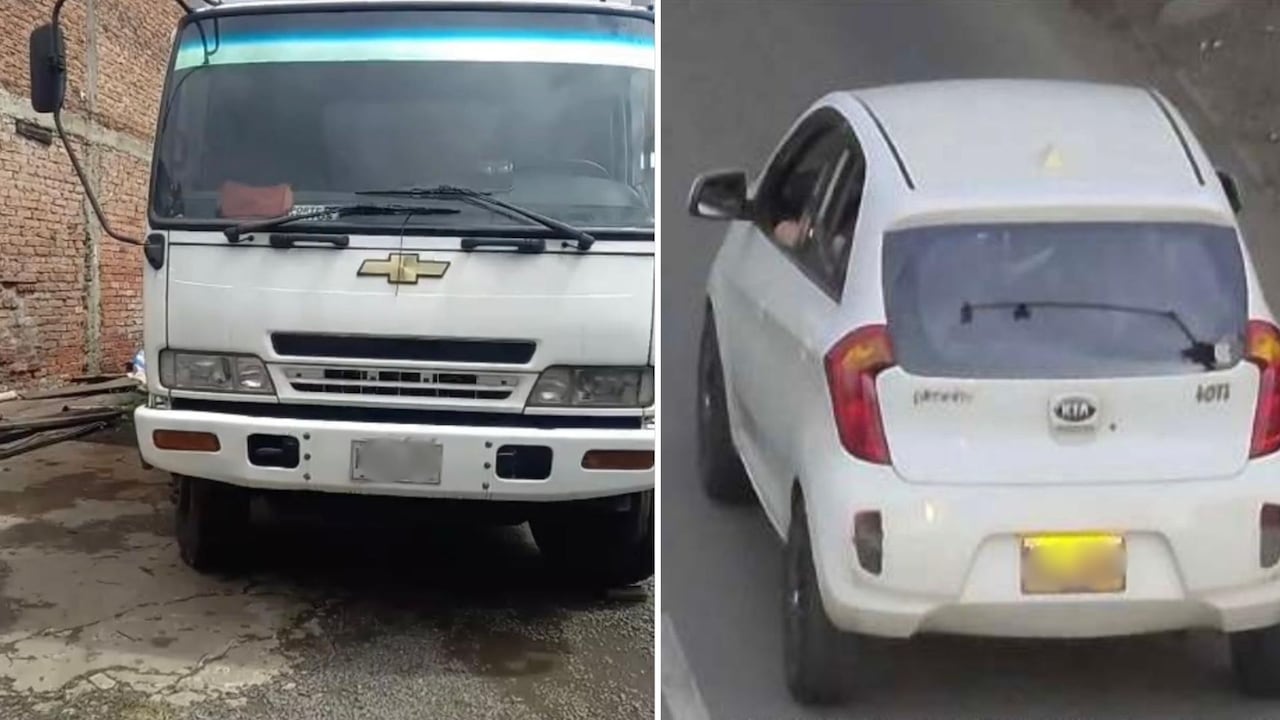 A la izquierda: el carro de la pareja, que está en custodia de la SAE. / Derecha: vehículo captado en la fotomulta.