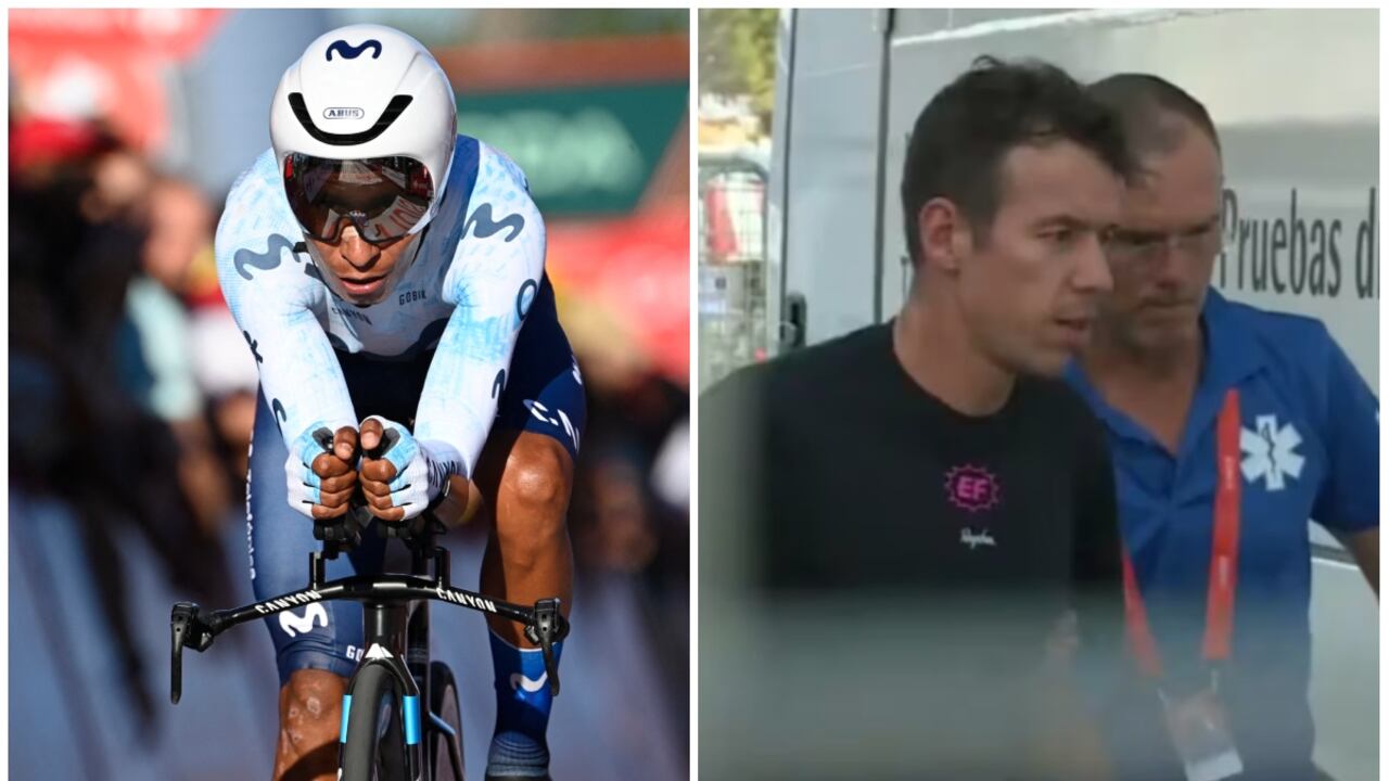 Nairo Quintana envió palabras de aliento pa Rigoberto Urán.