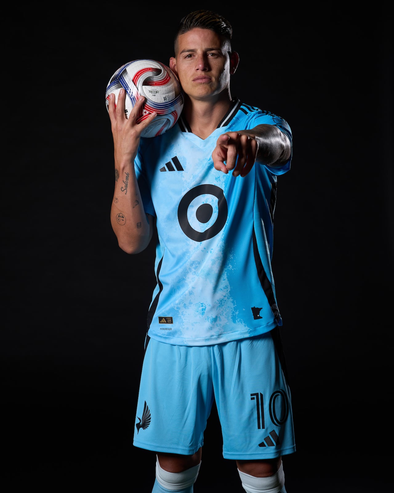 James Rodríguez ya luce los colores del Minnesota United.