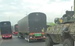 Los militares colombianos contribuyen a la seguridad de los transportadores que tienen como misión movilizar las cargas de café desde la capital de Nariño hacia el centro del país.