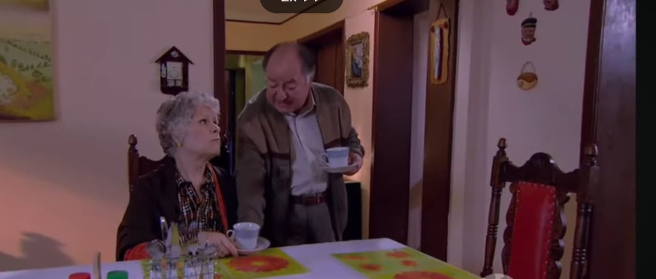 El reconocido actor Alberto Saavedra, sueña con volver a la televisión. Foto tomada de vídeo