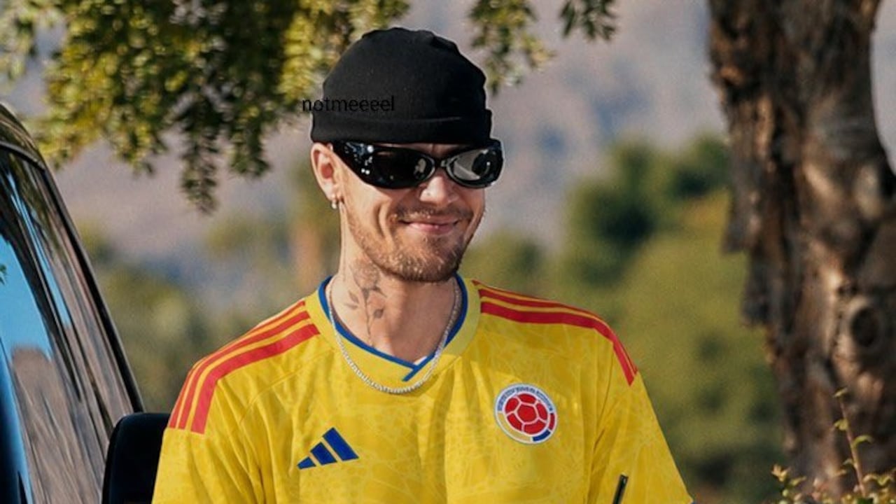 Justin Bieber, al parecer, habría usado la camiseta de Colombia. Redes sociales lo debate.