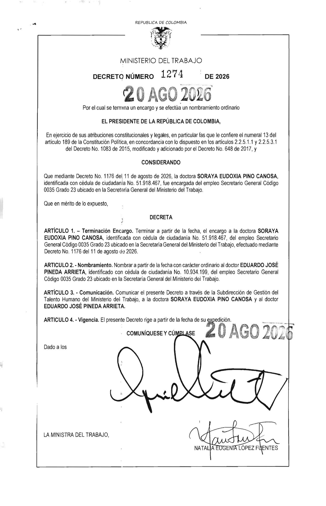 Ministerio del Trabajo