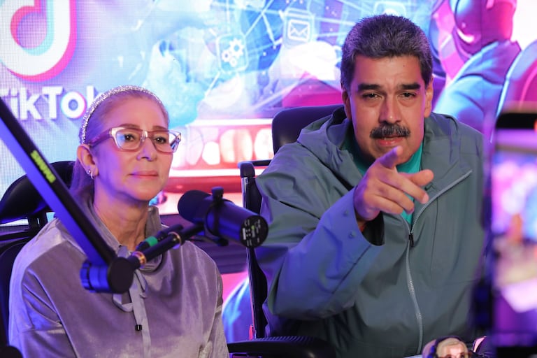 Cilia Flores y Nicolás Maduro