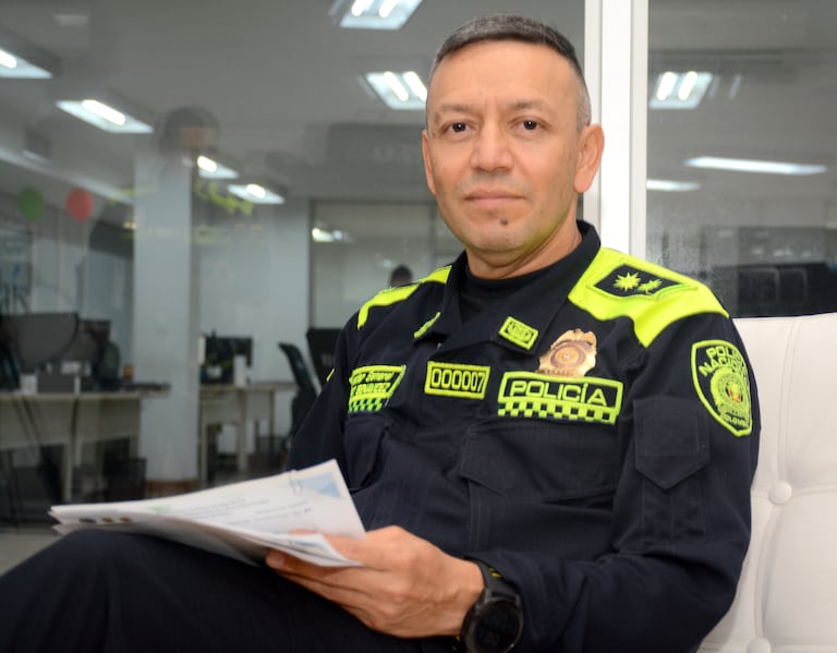 Brigadier General Herbert Luguiy Benavidez Valderrama, nuevo comandante de la Policía Metropolitana de Cali.