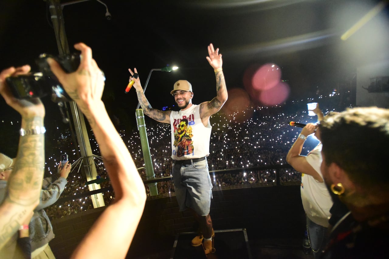 Concierto de Ryan Castro en el barrio obrero de Cali