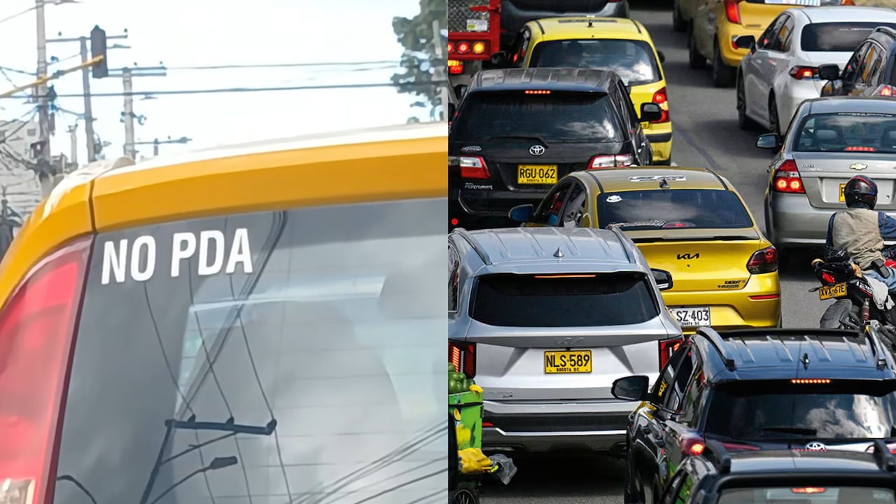 ¿Qué significa el aviso 'no PDA' que llevan algunos carros y motos en Colombia?