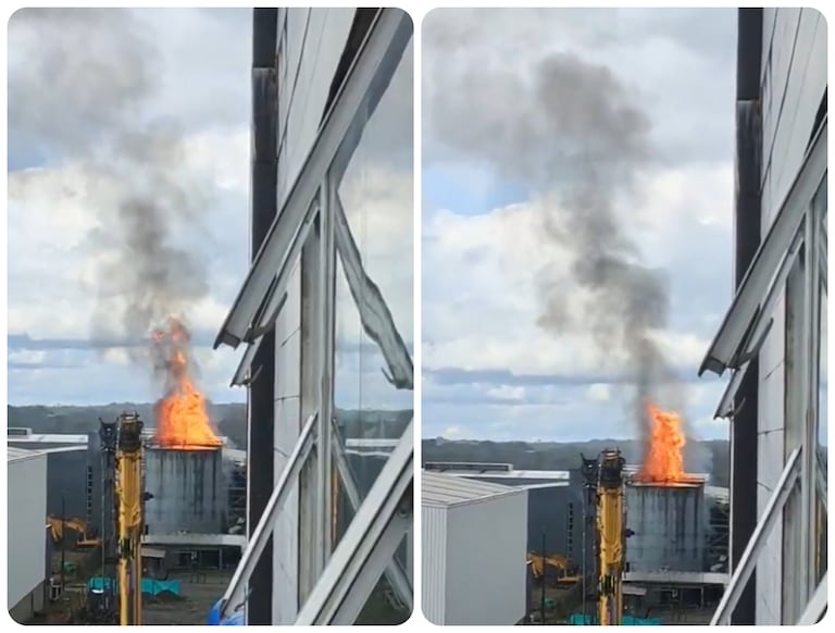 Explosión en fábrica de Buenaventura.