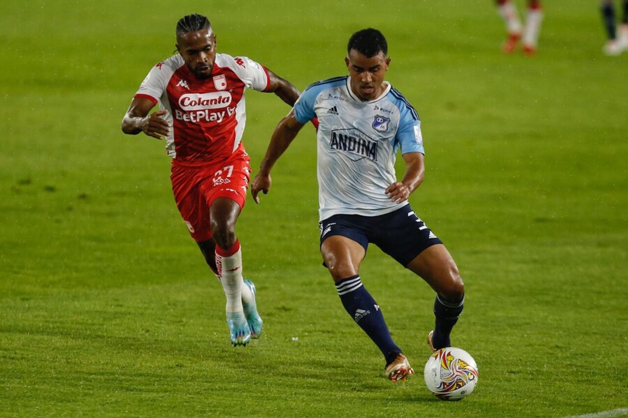 Millonarios cayó 2-4 frente a Santa Fe en el clásico capitalino.