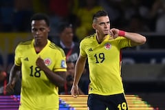 El delantero abrió el marcador en el duelo con Venezuela.