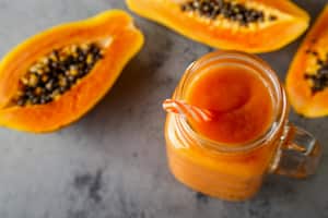 Batido de papaya.
