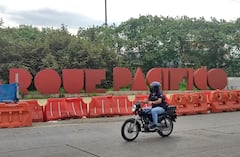 Obras del Parque Pacífico paralizadas desde hace varios meses.