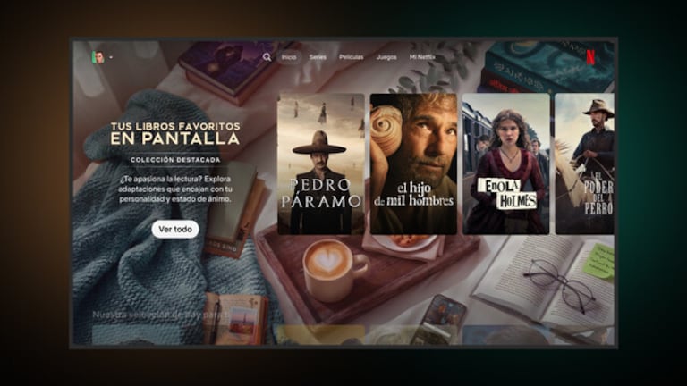 Nuevo espacio en Netflix para producciones basadas en obras literarias.