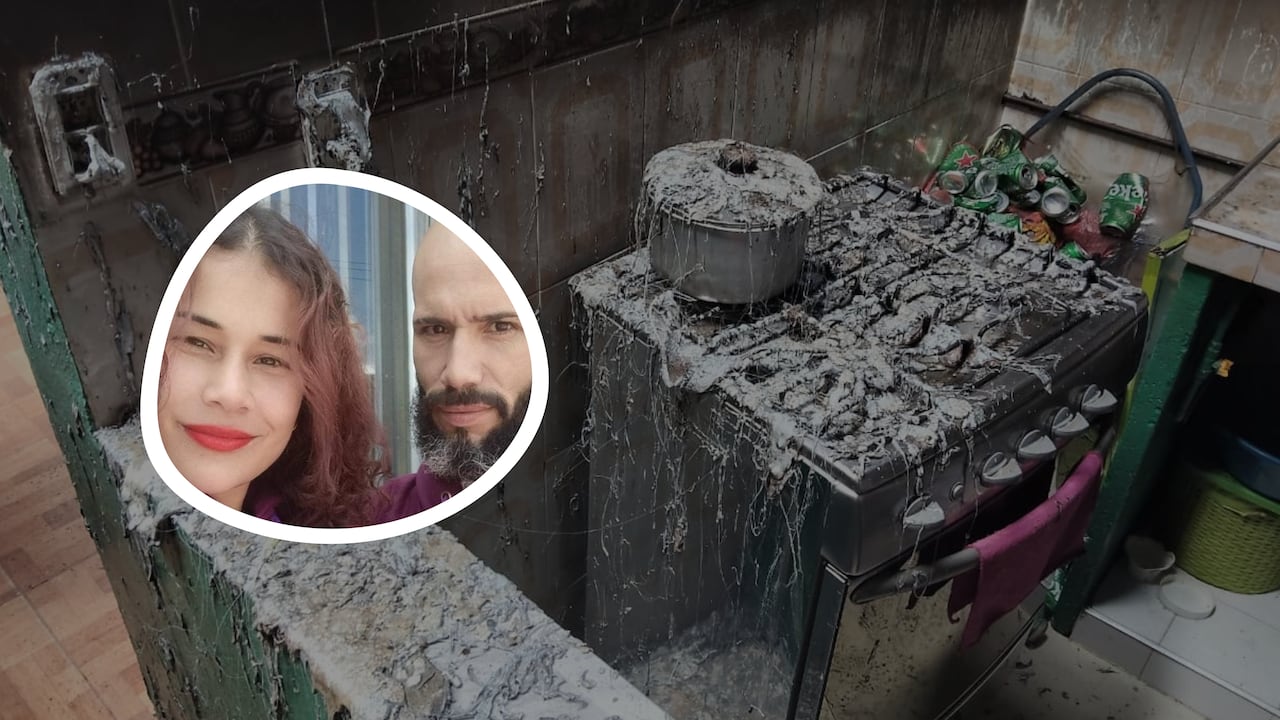 Buscan a hombre que asfixió a su pareja y quemó la casa para ocultar el crimen.