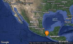 El primer temblor que se registró hoy en México se sintió con intensidad.