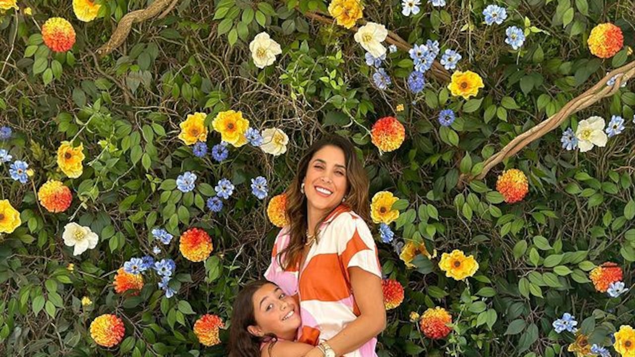Daniela Ospina y su hija Salomé, felices con la llegada de un nuevo bebé