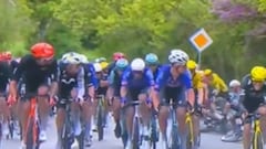 Caída Giro de Italia
