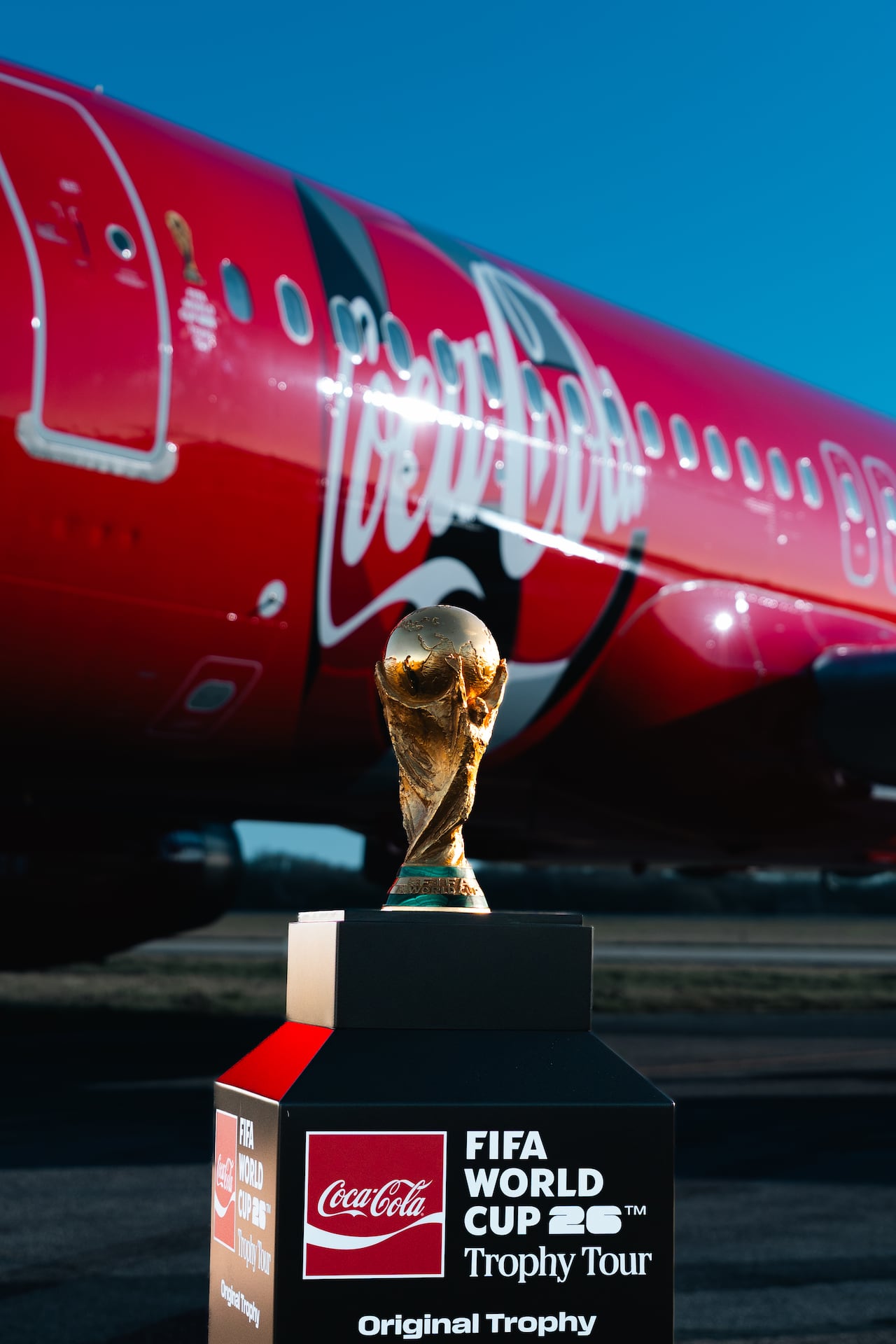 El trofeo de la Copa del Mundo de la FIFA arribará a Colombia en las próximas semanas.