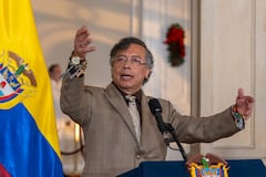 El presidente, Gustavo Petro, el 16 de diciembre de 2025 en la Casa de Nariño, en Bogotá