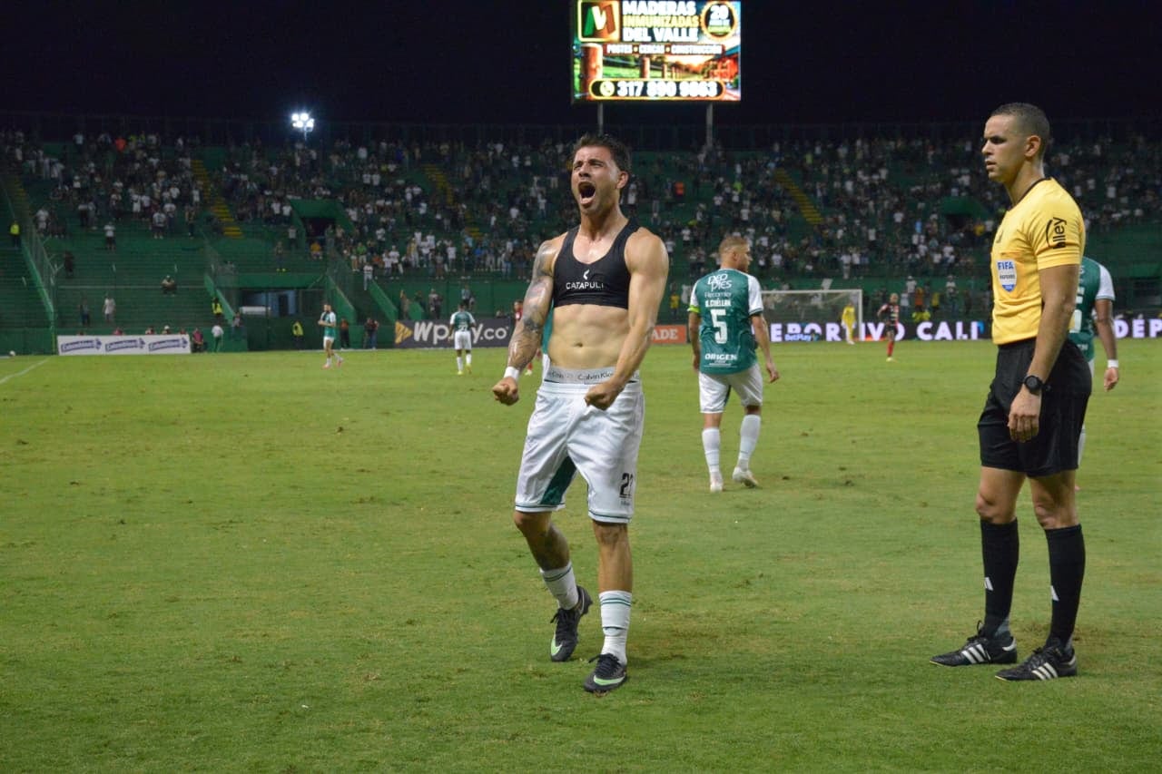 Momento del partido entre Deportivo Cali y Cúcuta Deportivo por la fecha 11 del segundo semestre de la Liga Colombiana 2026.