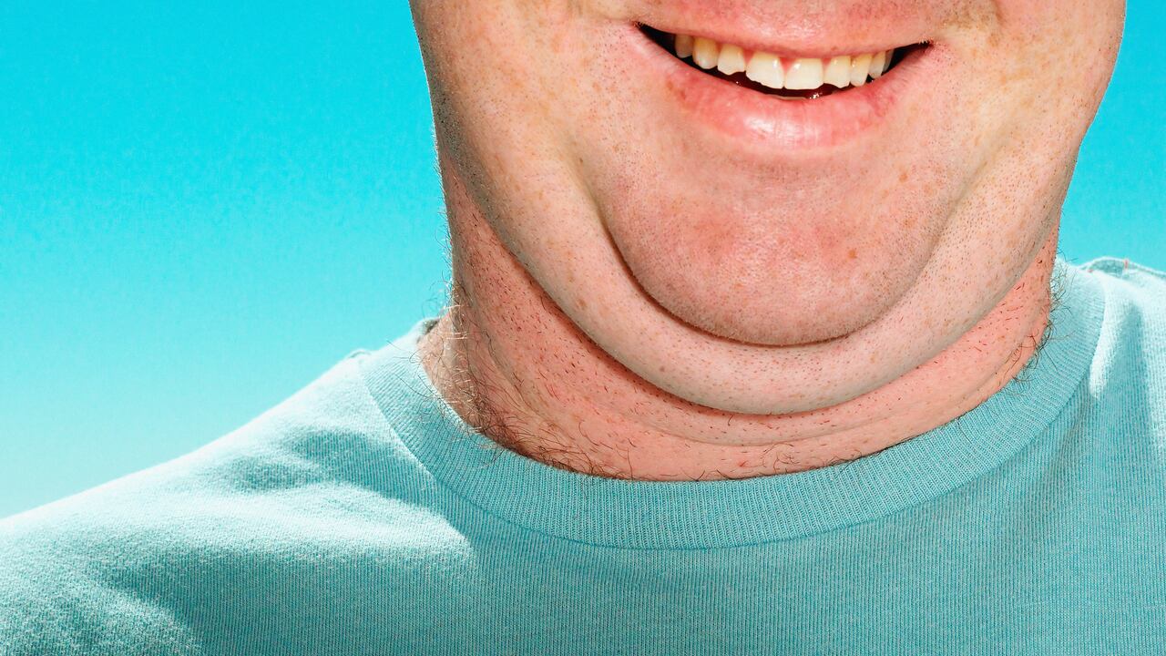 La papada como signo de afecciones cardiacas.