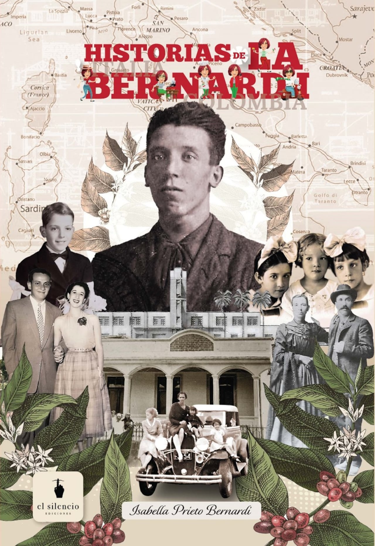 "Ediciones El Silencio se convirtió en un aliado incondicional para que el libro pudiera ver la luz. Alrededor de esta
obra se han confabulado excelentes energías de muchos amigos y familiares”. Isabella Prieto Bernardi.