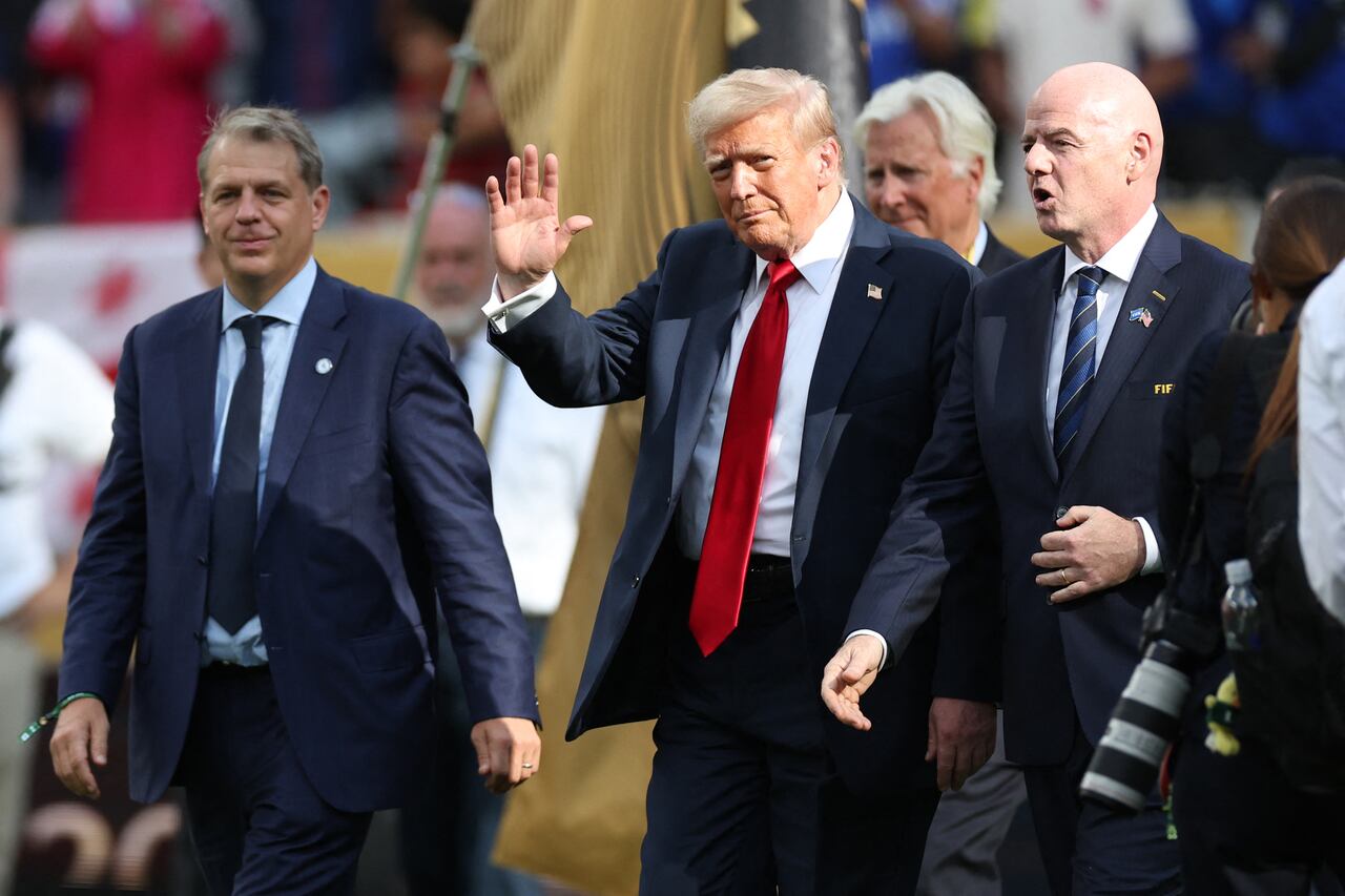 Donal Trump en la final del Mundial de Clubes 2025