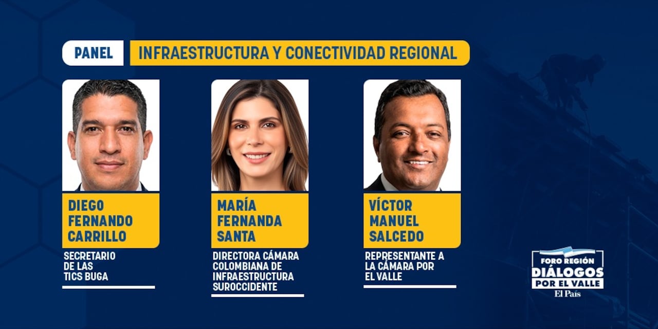 Foro regional El País: ‘El Valle del Cauca se escucha a sí mismo’. Estos son los invitados para el tercer panel de la jornada.