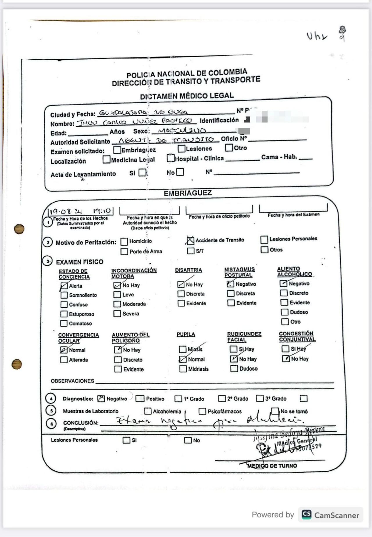 Estas son algunas de las pruebas que compartió a El País el implicado.
