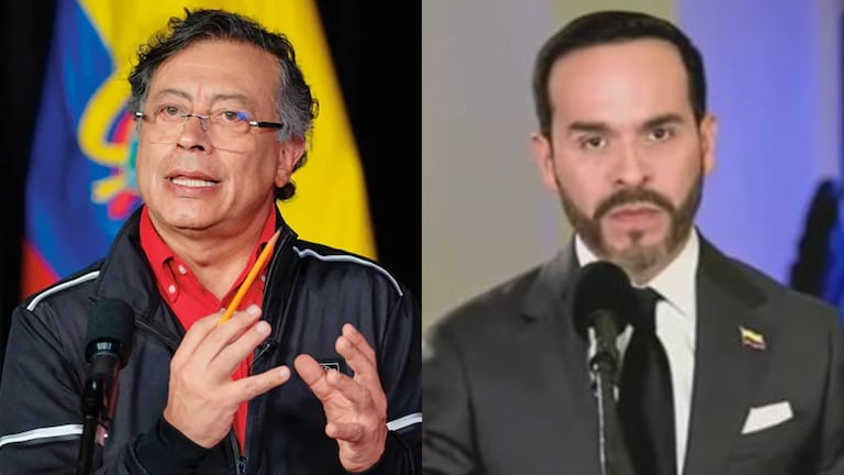 Expresidente Gustavo Petro y el presidente Abelardo De La Espriella.