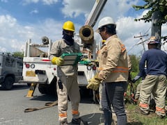 Trabajos de acueducto, agua y energía Emcali