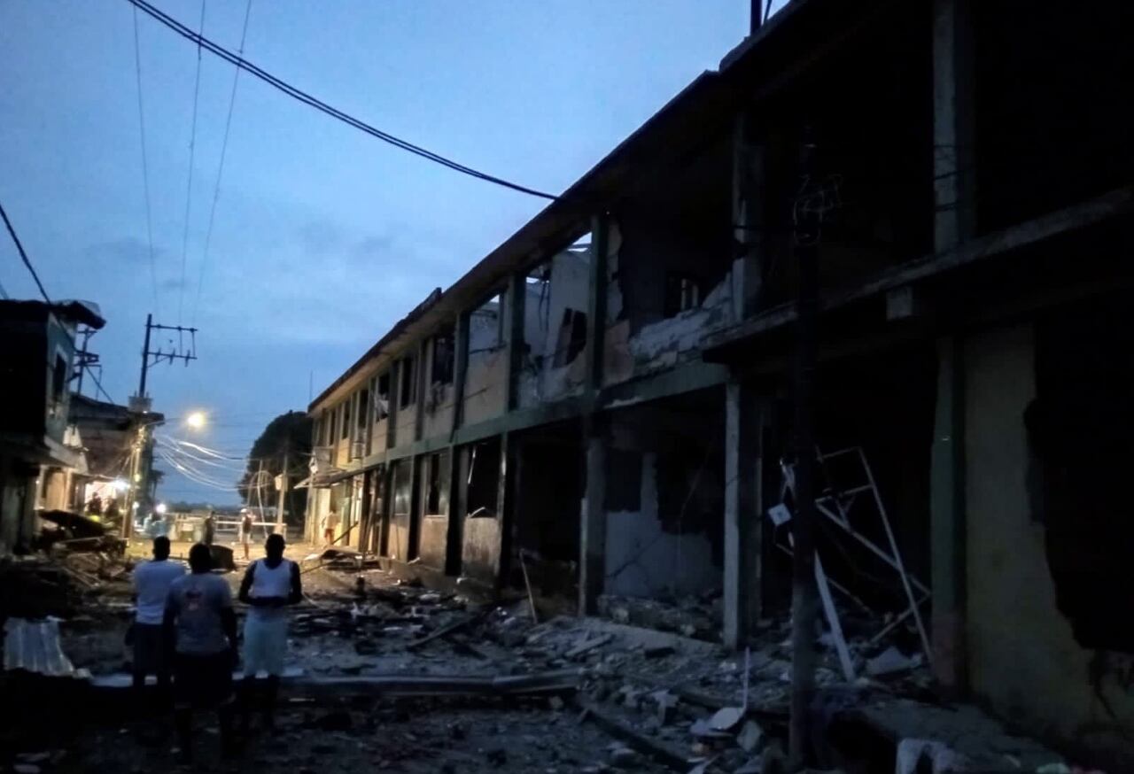 Ataque estación de Policía en Guapi, Cauca, en la madrugada del sábado 2 de noviembre.