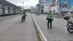 La movilidad se vio afectada a la altura del Club Noel y la Manzana del Saber por la concentración de manifestantes.