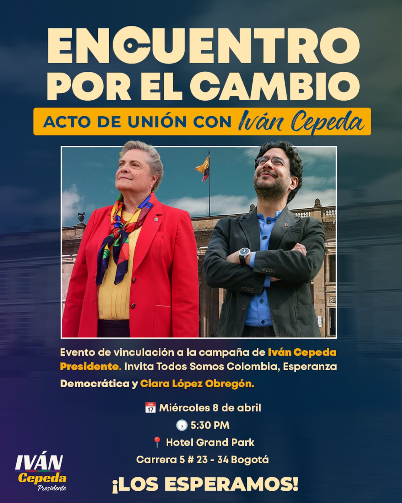 En medio del panorama político actual, el senador Iván Cepeda anunció un evento denominado “Encuentro por el cambio”.