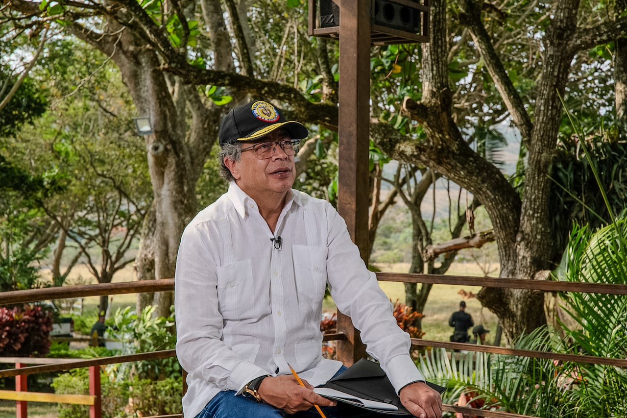 El presidente, Gustavo Petro, en su discurso del 22 de septiembre de 2024