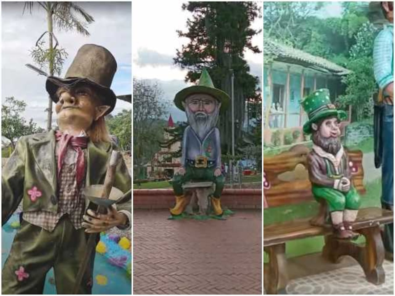 Felicia es un lugar en el que se pueden encontrar estatuas de duendes en distintos puntos.